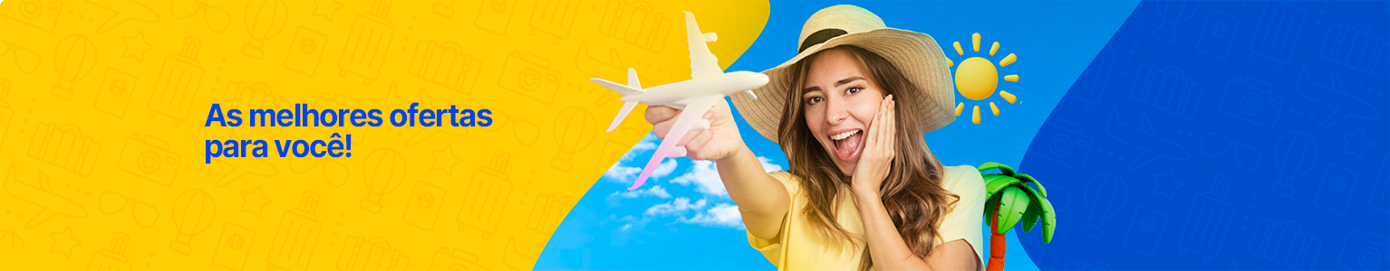 Banner de pacotes de viagem